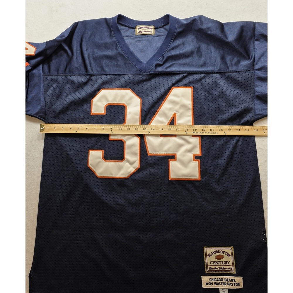 Players of the Century 34 Walter Payton 2004 Limited Edition Jersey. Size 3XL - Picture 4 of 9
